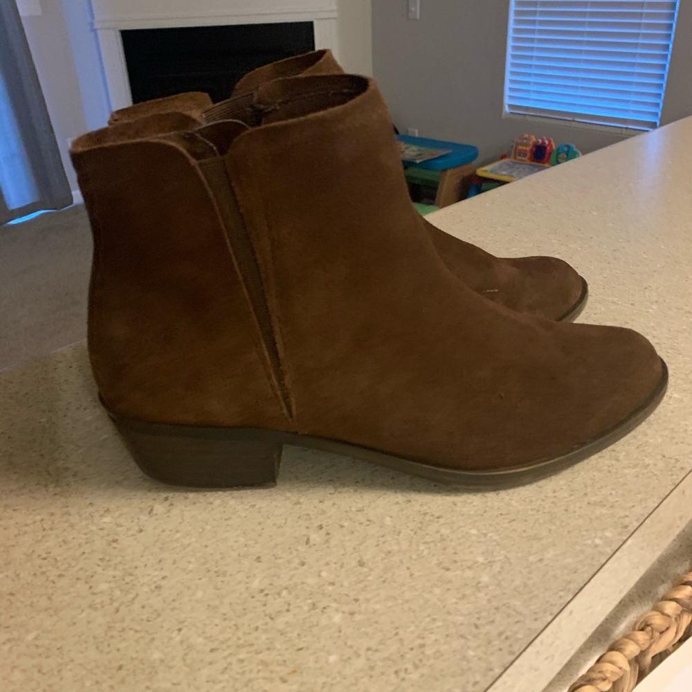 Dark brown ankle boots